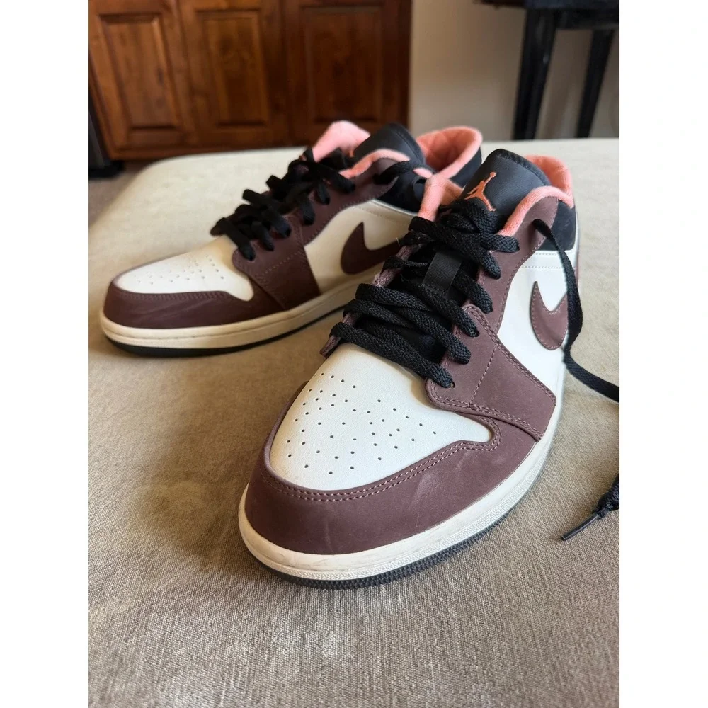 Air Jordan 1 Low SE Mocha DC6991-200 Mens 11 Dark Chocolate Canyon Rust